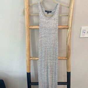 DAVID LERNER grey maxi dress